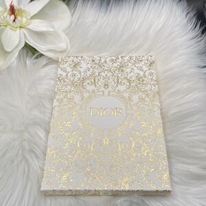 DIOR BEAUTE LUXURY NOTEBOOK! 2023 Christmas ED HARDCOVER NOTEBOOK with b…